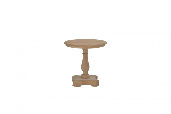 Balustrade End Table, Natural Oak