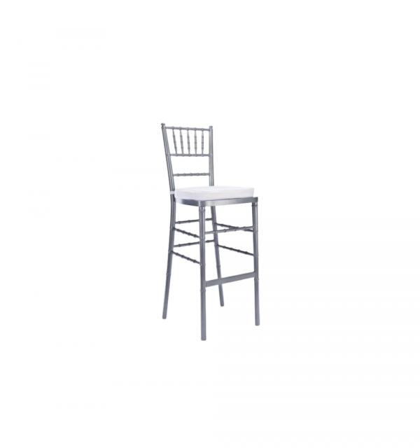 Chiavari Barstool, Silver