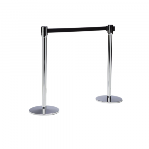 Chrome Stanchion, Retractable