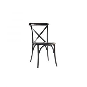 Crossback Chair, Dark Wood
