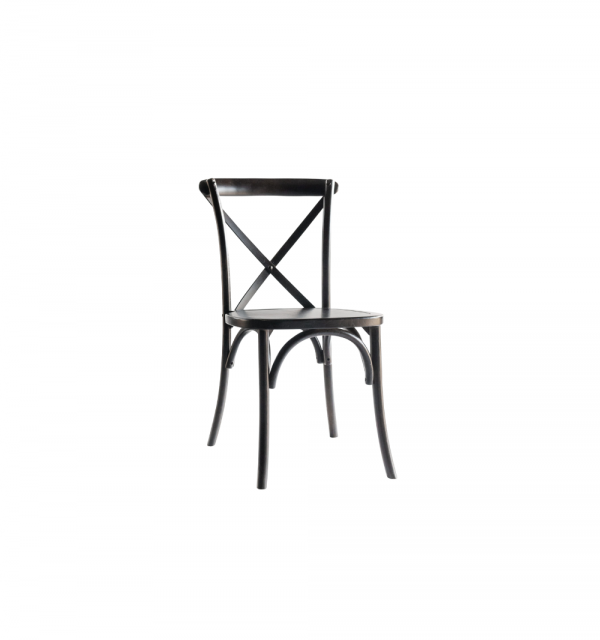 Crossback Chair, Dark Wood