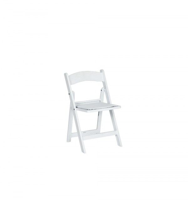 Kids Resin Folding Chair, White