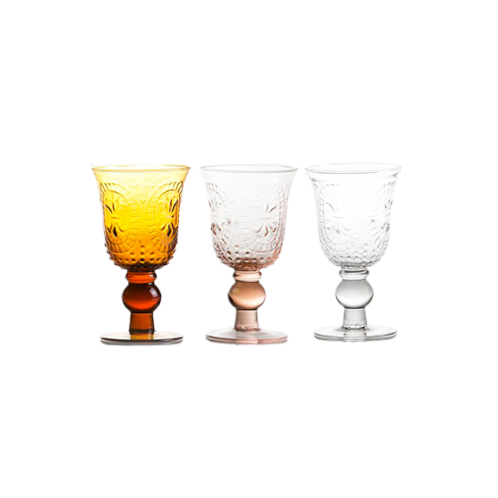 Lys Colored Wine Glass