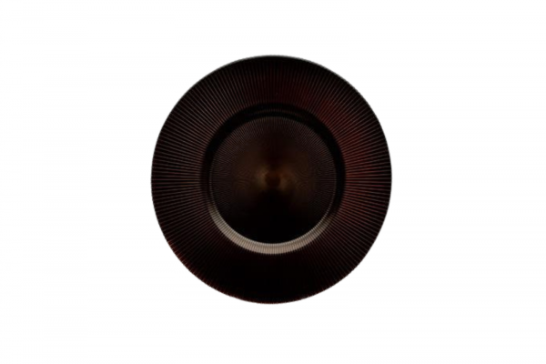 Ribbed Chocolate, Charger Plate
