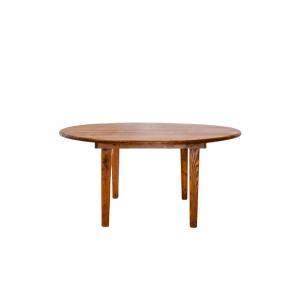 Rustic Farmhouse Dining Table, Round