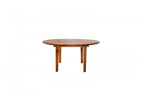 Rustic Farmhouse Dining Table, Round