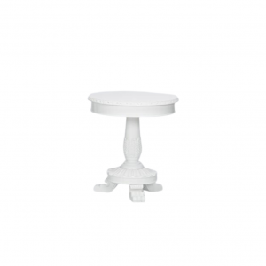 Venezia White End Table