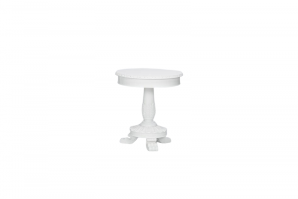 Venezia White End Table