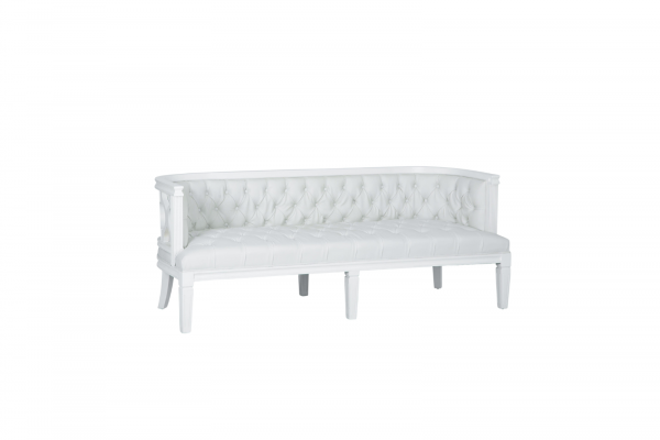 Victoria Loveseat, White