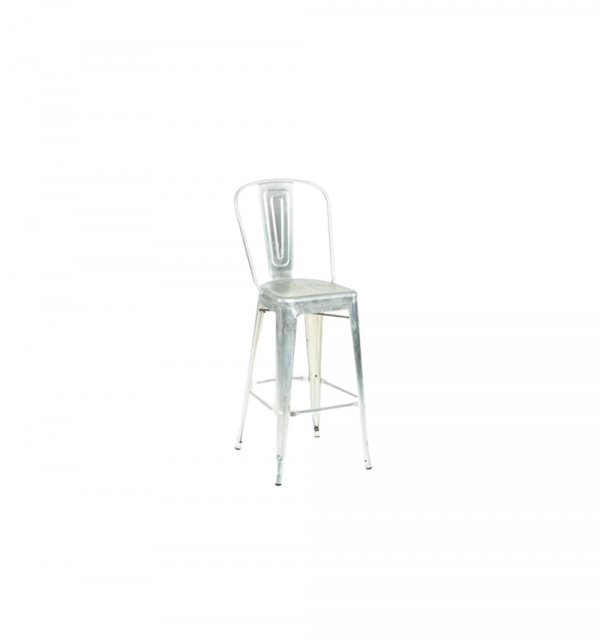 Helix Silver Barstool