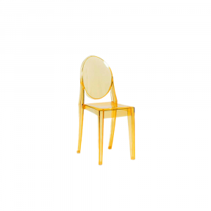 Victoria Ghost Chair, Amber