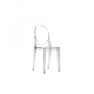Victoria Ghost Chair, Clear