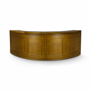 Arlen Walnut Round Bar